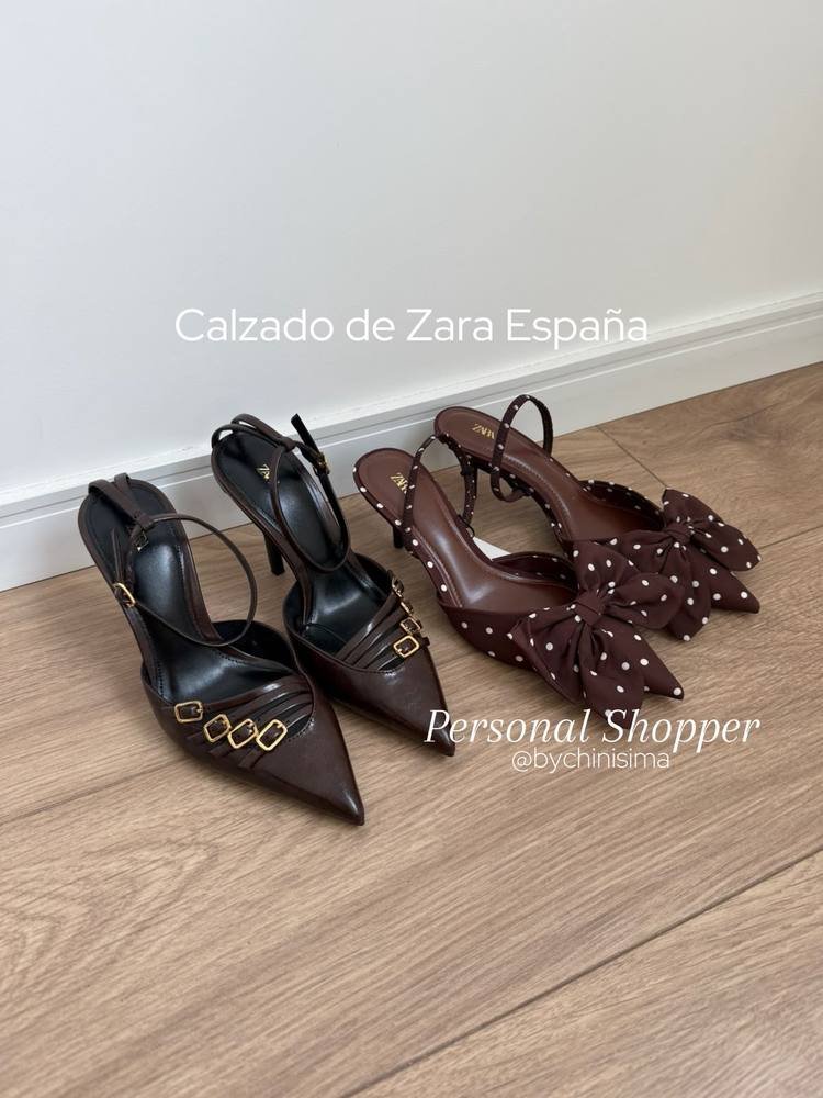 Zapatos y stilettos de taco fino