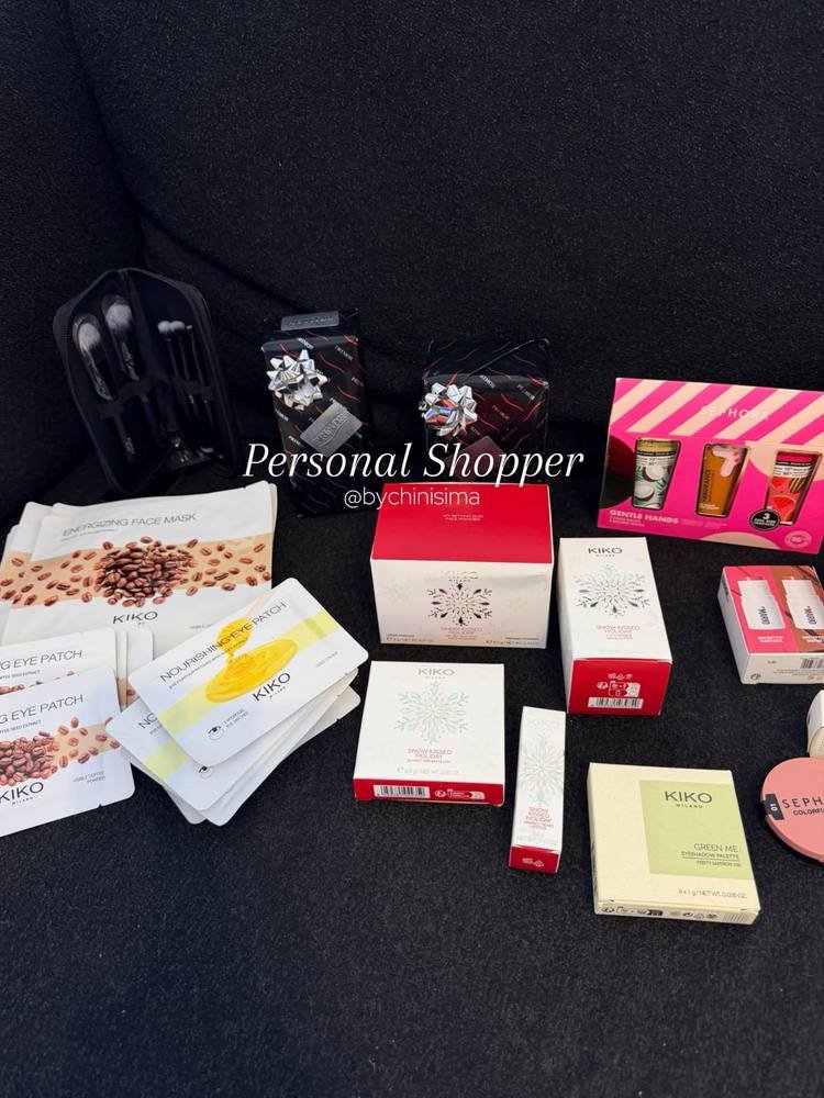 Productos de belleza de un mismo pedido